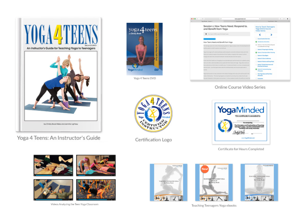 Yoga 4 Teens Teacher Training Package: An Online Course, Instructor's Guide, and More for Teen Yoga Certification